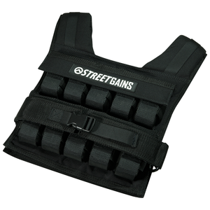 Gewichtsvest 20KG Zwart | StreetGains® Gewichtsvest 20KG Zwart | StreetGains®