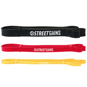 One Arm Pull Up Pack - Resistance Fitness Bands | StreetGains® One Arm Pull Up Pack - Resistance Fitness Bands | StreetGains®