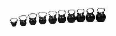 Kettlebell Chrome / Caoutchouc | Muscle Power®
