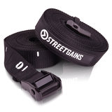 Anneaux de gymnastique en bois 28 mm – Comprend des sangles réglables et un sac de transport | StreetGains®_