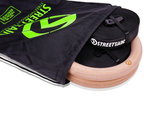 Anneaux de gymnastique en bois 28 mm – Comprend des sangles réglables et un sac de transport | StreetGains®_