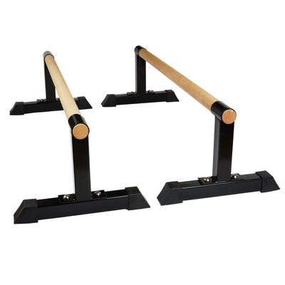 Parallettes en bois - Xtra Long | StreetGains®