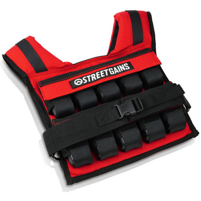 Gewichtsvest 20KG Rood | StreetGains® Gewichtsvest 20KG Rood | StreetGains®