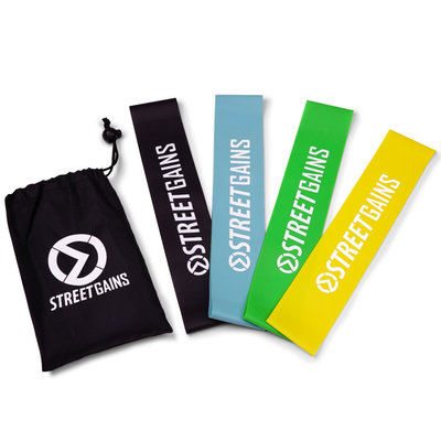 Rubberen Booty Bands Pack - Mini Fitness Elastiek | StreetGains® Rubberen Booty Bands Pack - Mini Fitness Elastiek | StreetGains®