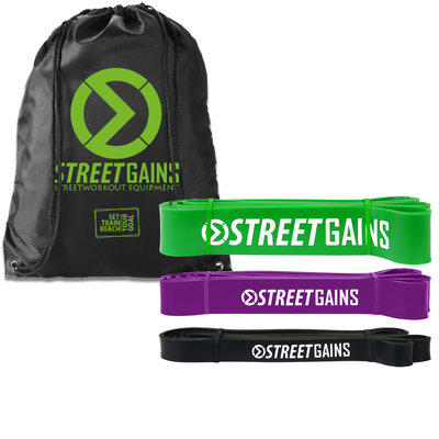 Pull Up Pack - Resistance Power Bands | StreetGains® Pull Up Pack - Resistance Power Bands | StreetGains®