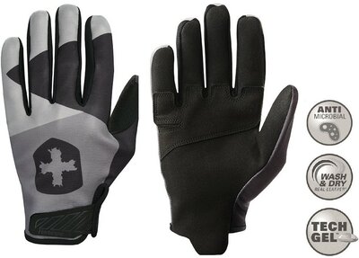 Gants De fitness Men's Shield Protect - Noir/Gris | Harbinger®